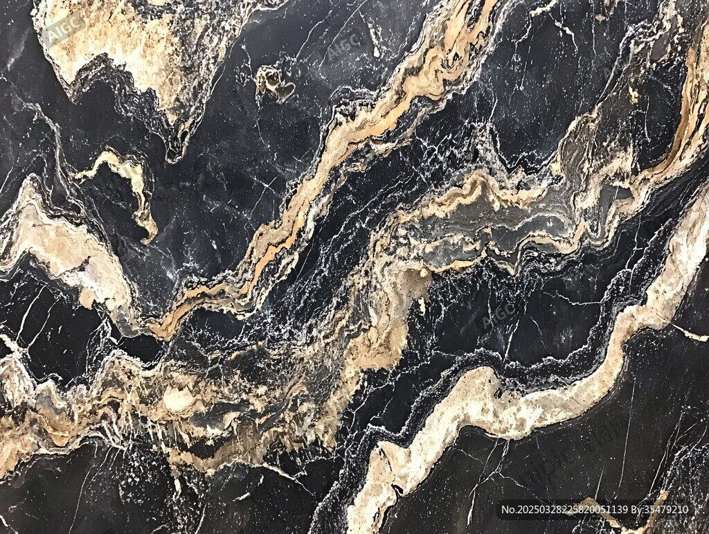 黑金大理石纹理