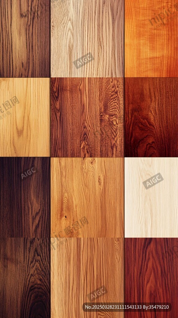 多样木纹材质展示