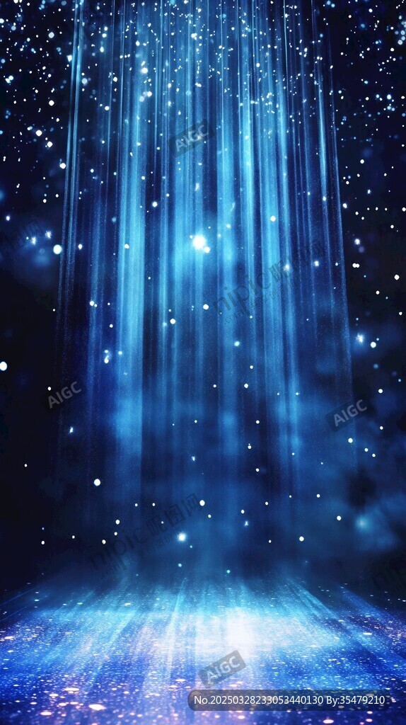 梦幻星空光线背景特效