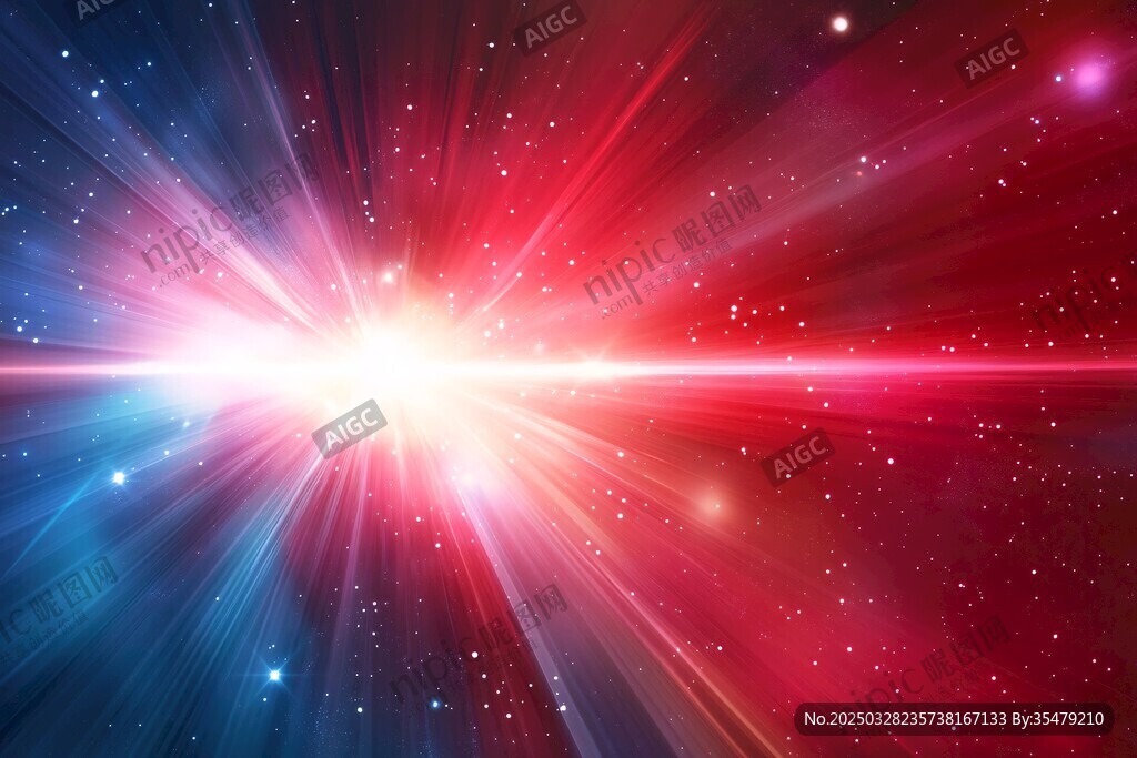炫彩宇宙光线背景图