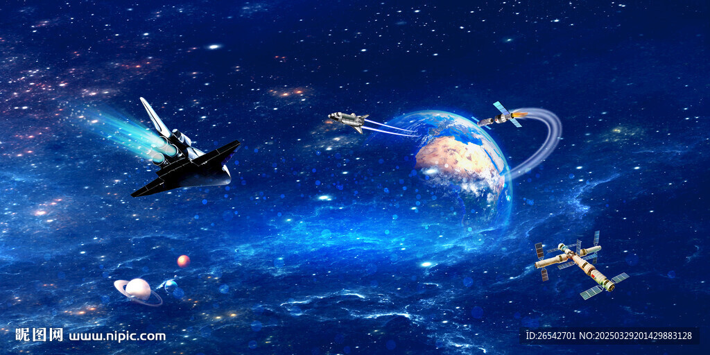银河系星空背景