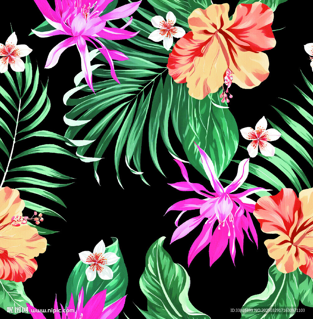 热带花