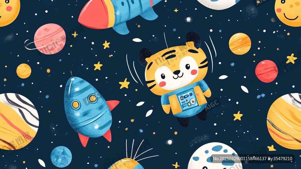 小老虎的梦幻太空之旅