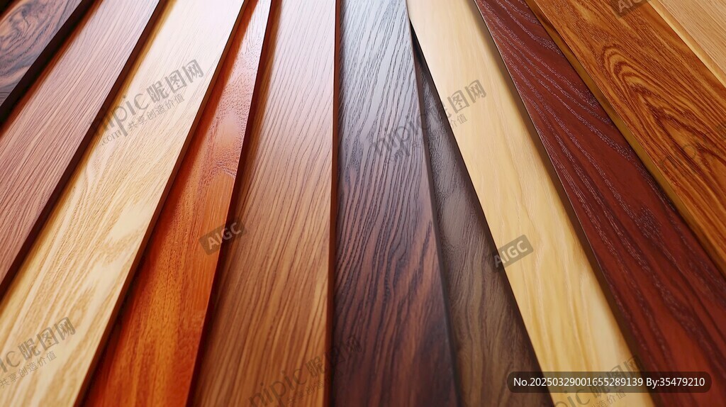 多样木纹地板展示