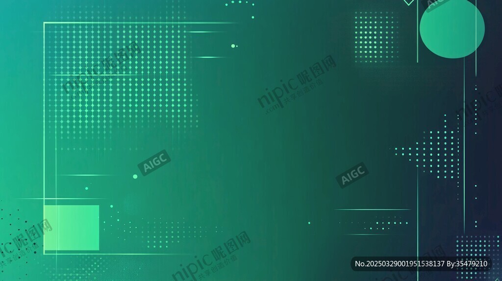科技风几何图形背景画面