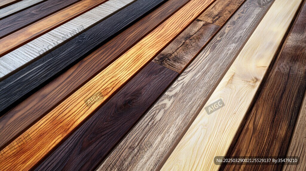 多样木纹板材展示