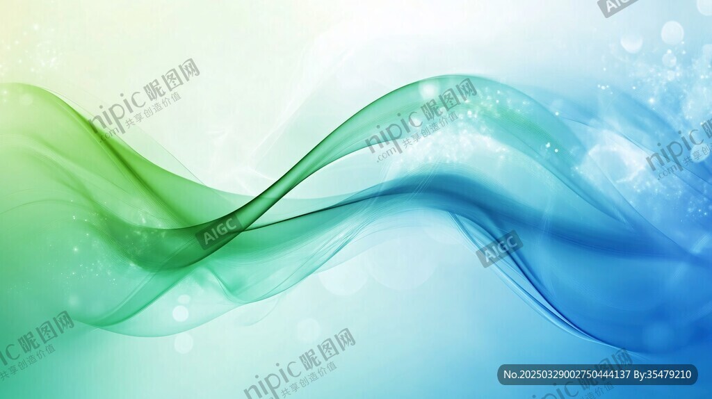 梦幻渐变色彩流动背景图