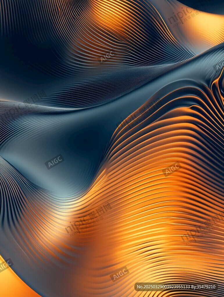 流体渐变抽象艺术背景图