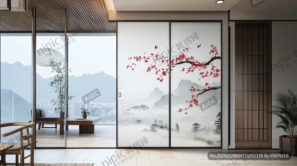 中式屏风装点雅致空间
