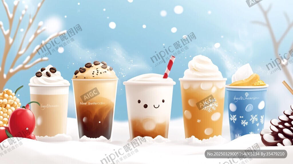 冬日缤纷美味奶茶大赏