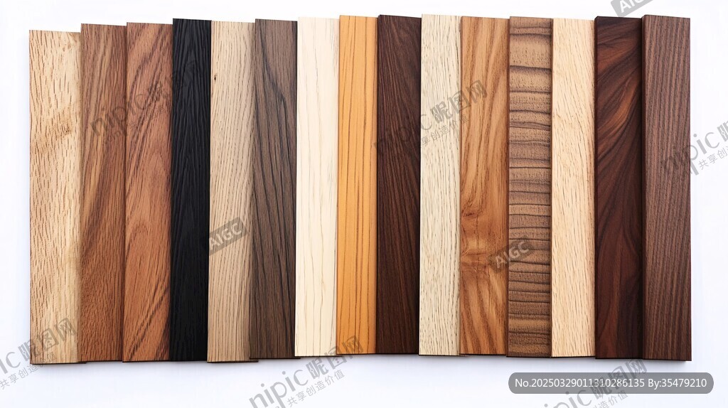 多样木纹板材展示