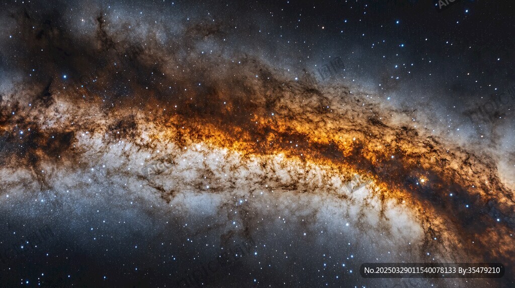 壮丽银河宇宙星空景观
