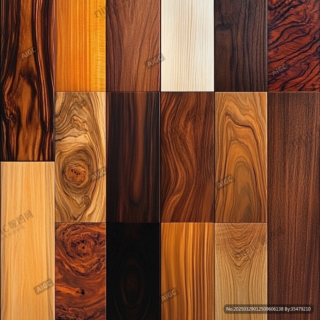多样木材纹理展示