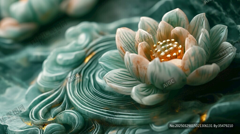 玉雕莲花 灵动雅致的艺术之花