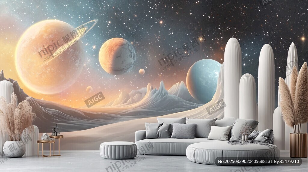 梦幻星际客厅装饰场景