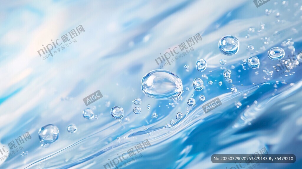 晶莹水泡泡 灵动水世界