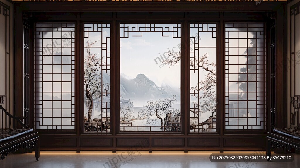 中式窗景 尽显典雅意境