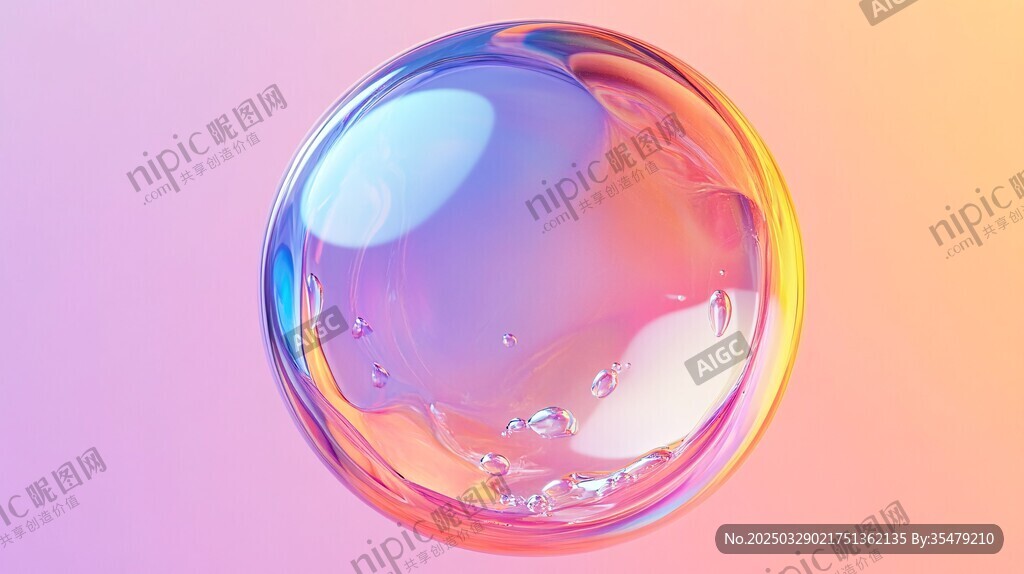 梦幻彩色泡泡