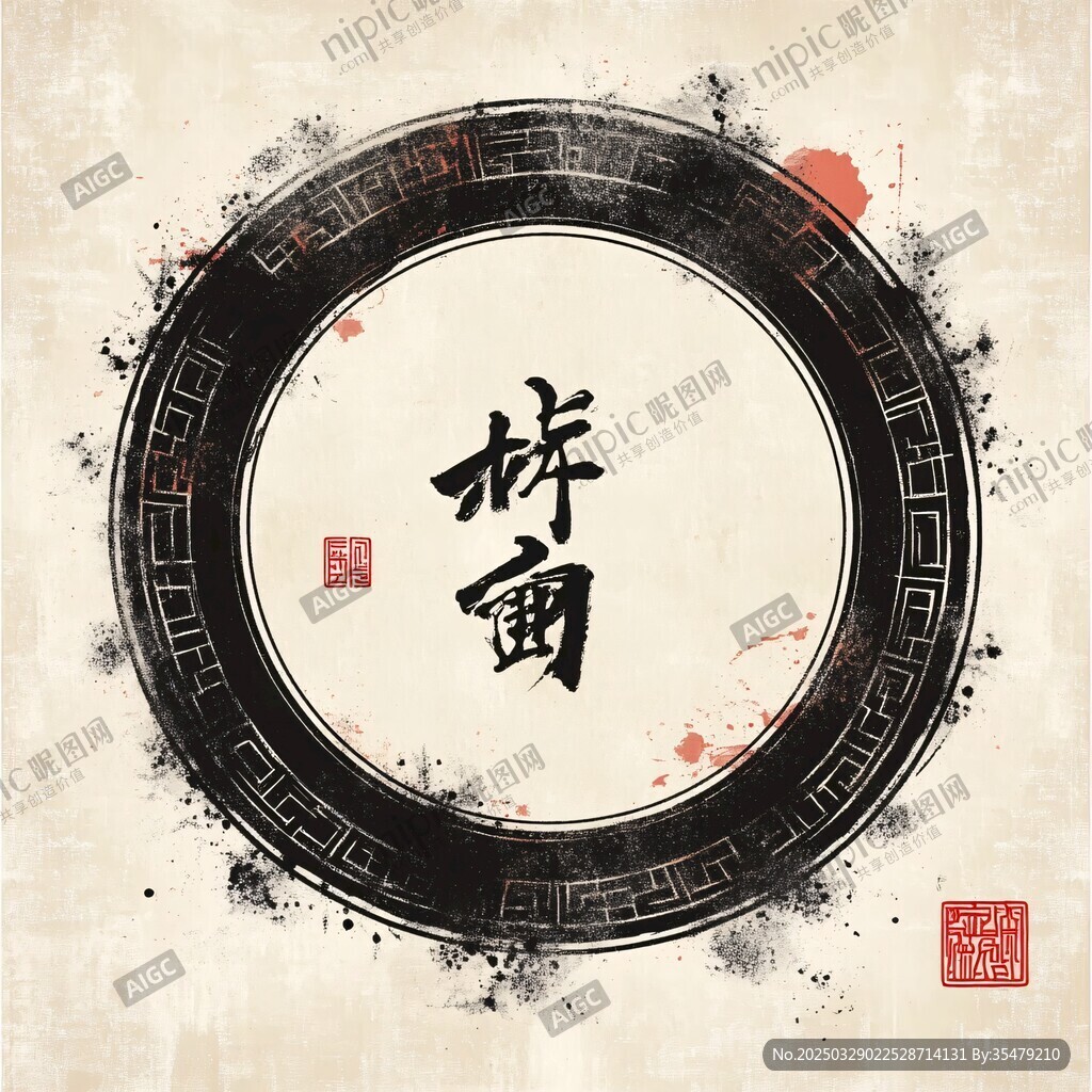 中式古韵 传统 家国 艺术图