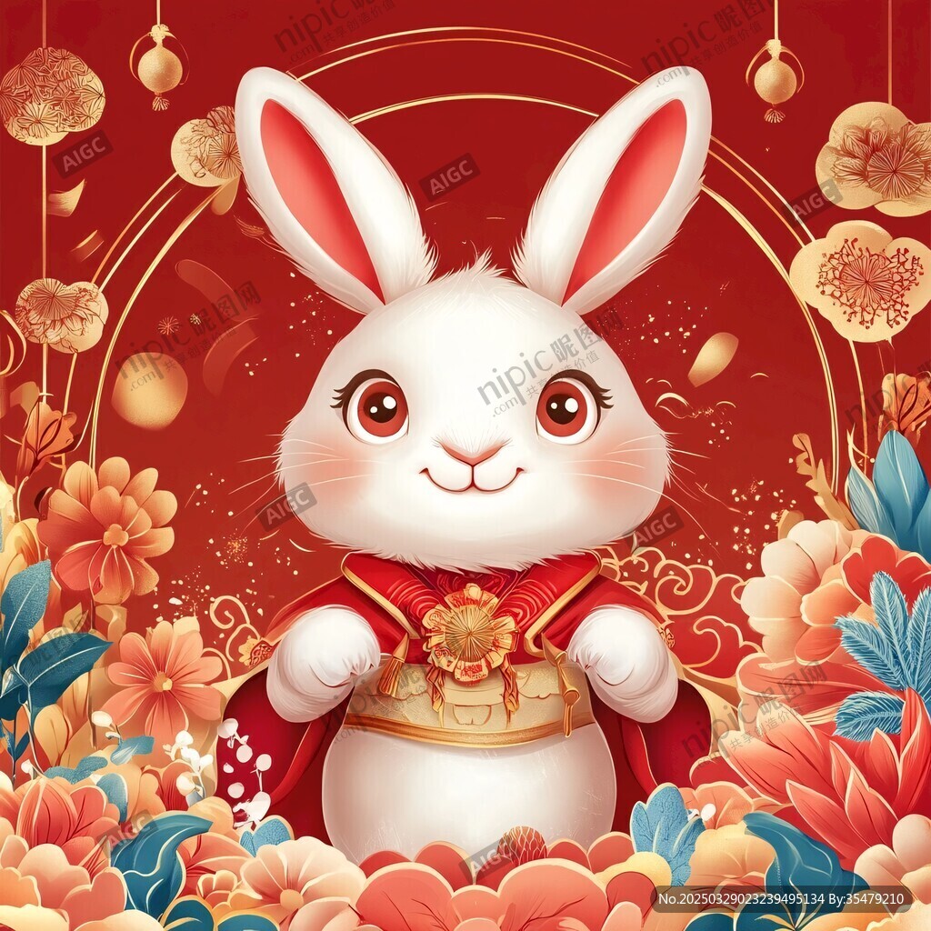 萌兔贺岁 开启新春好运