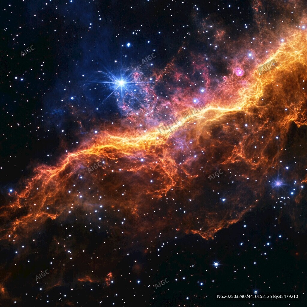 梦幻星云宇宙璀璨奇观