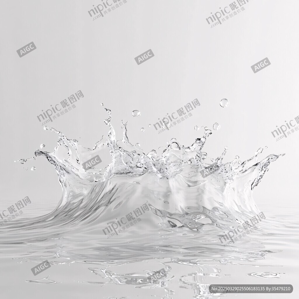 水花飞溅的瞬间之美