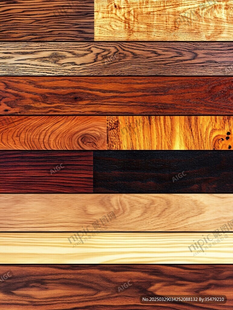 多样木纹材质展示