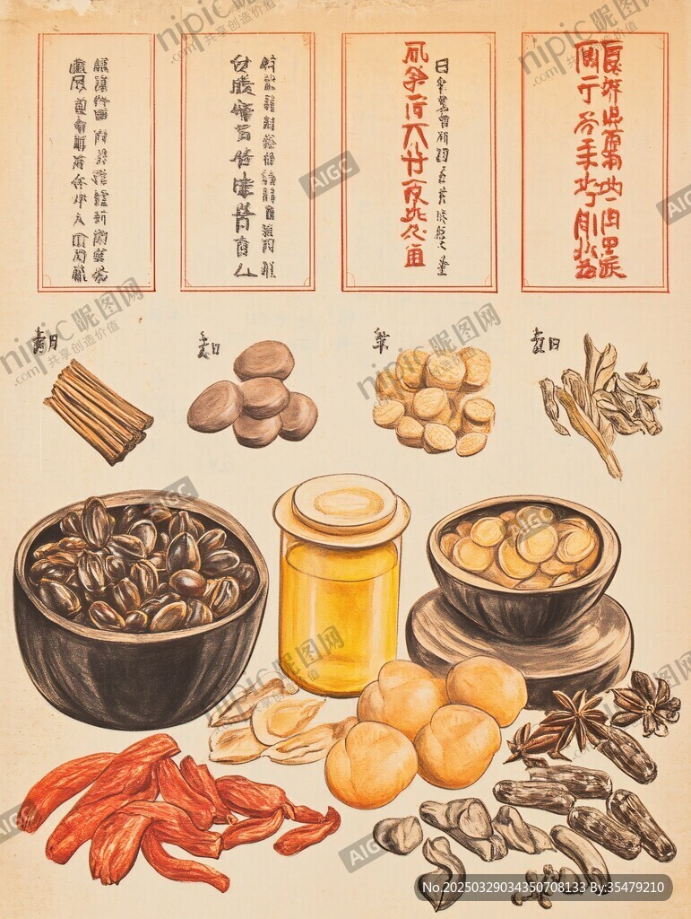 传统中药材展示与图鉴