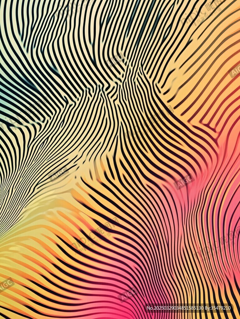 渐变条纹动感抽象背景图