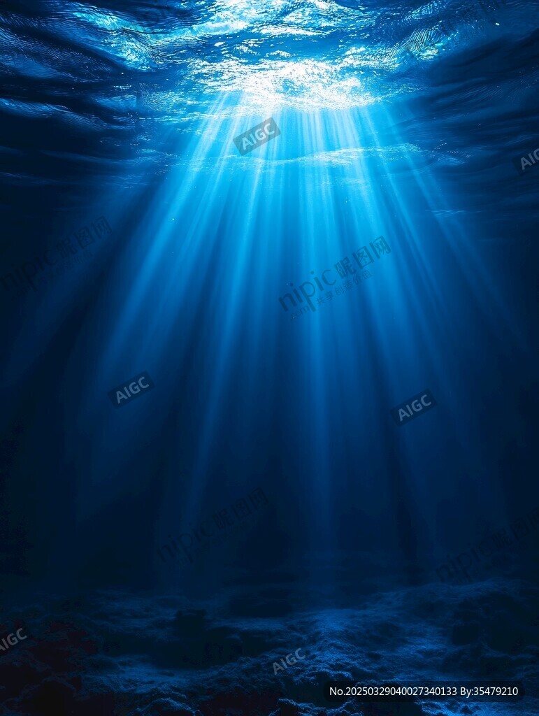 深海中的梦幻光线