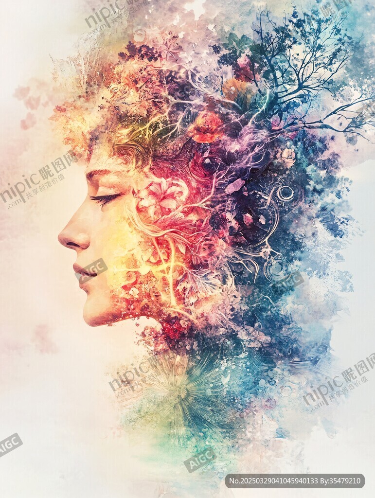 梦幻脑象与人的融合之美