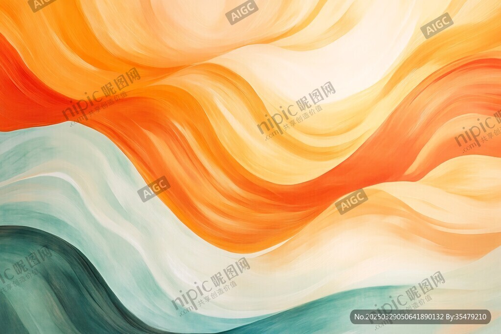 梦幻渐变流体艺术背景图
