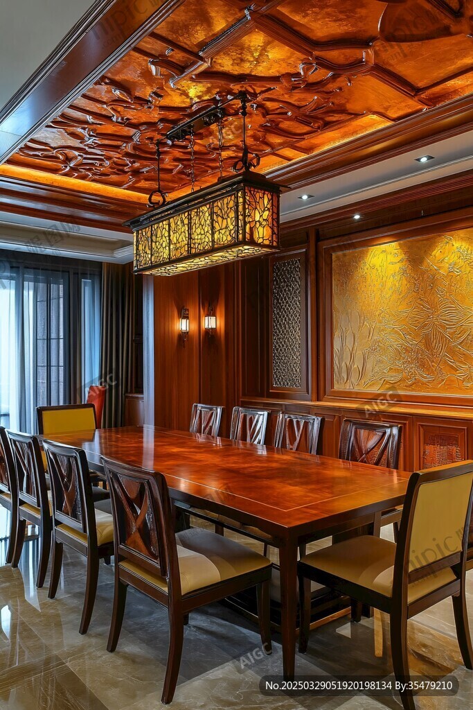 中式典雅餐厅空间设计