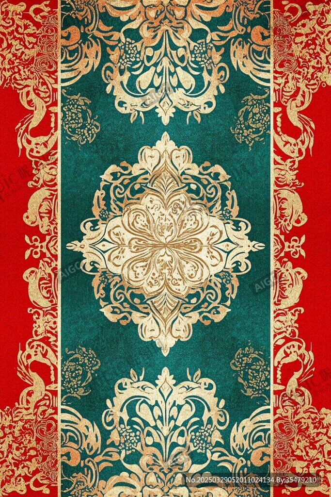 古典华丽中式花纹图案