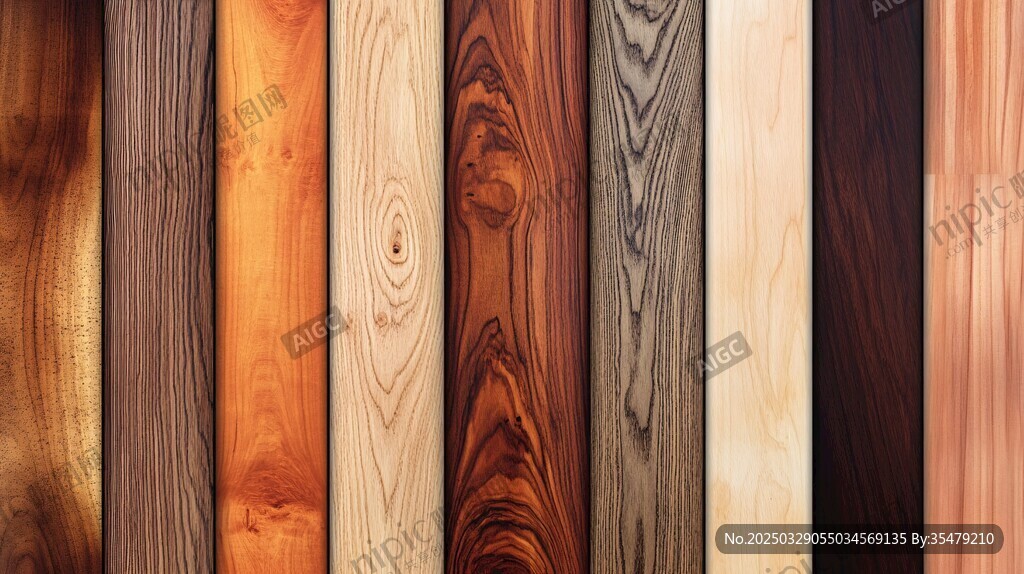 多样木材纹理展示