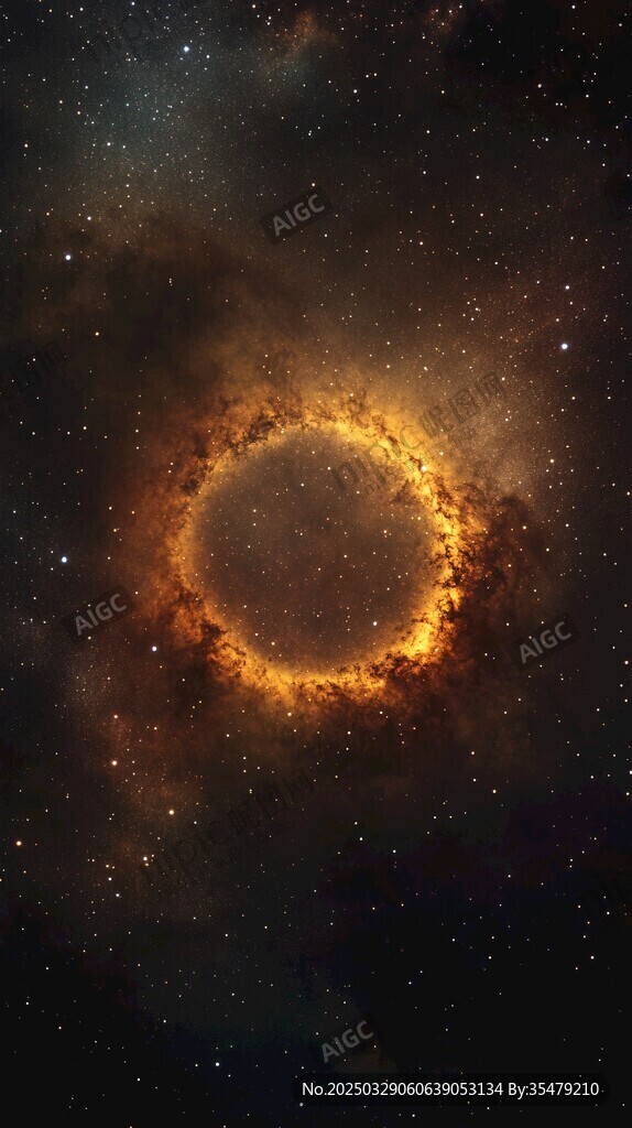 神秘璀璨的宇宙环状星云