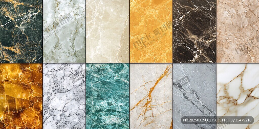 多样大理石纹理展示