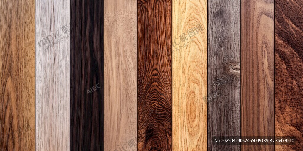多样木纹板材展示