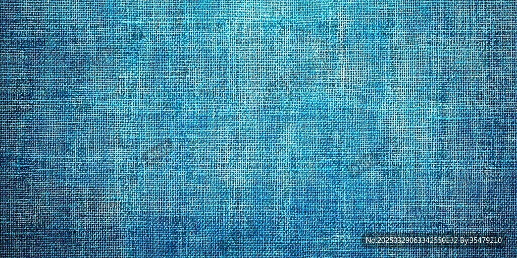 蓝色牛仔布纹理背景图