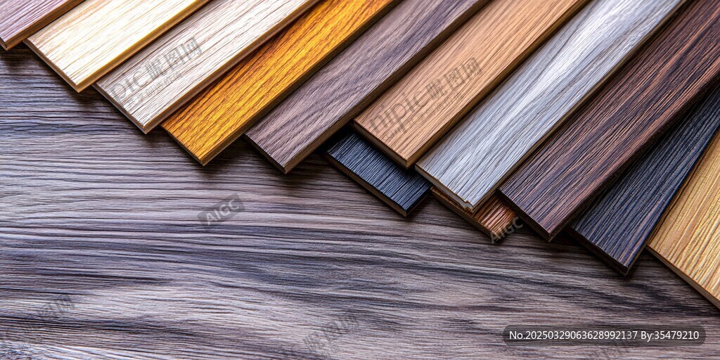 多样木纹地板展示