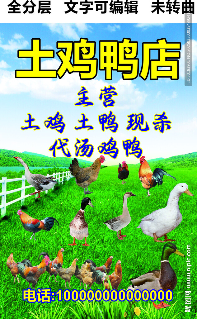 土鸡土鸭现杀代汤门头