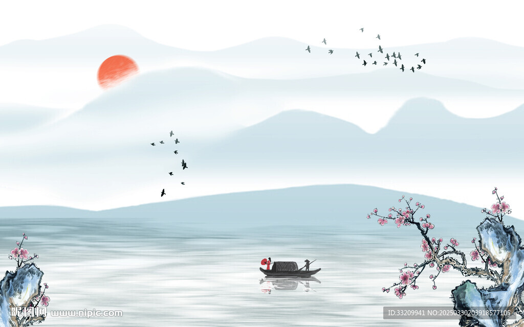 水墨背景