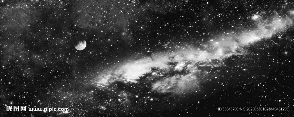 黑色星空天花软膜背景吊顶