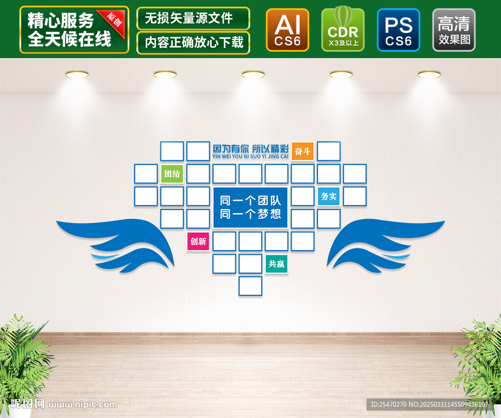 团队照片墙