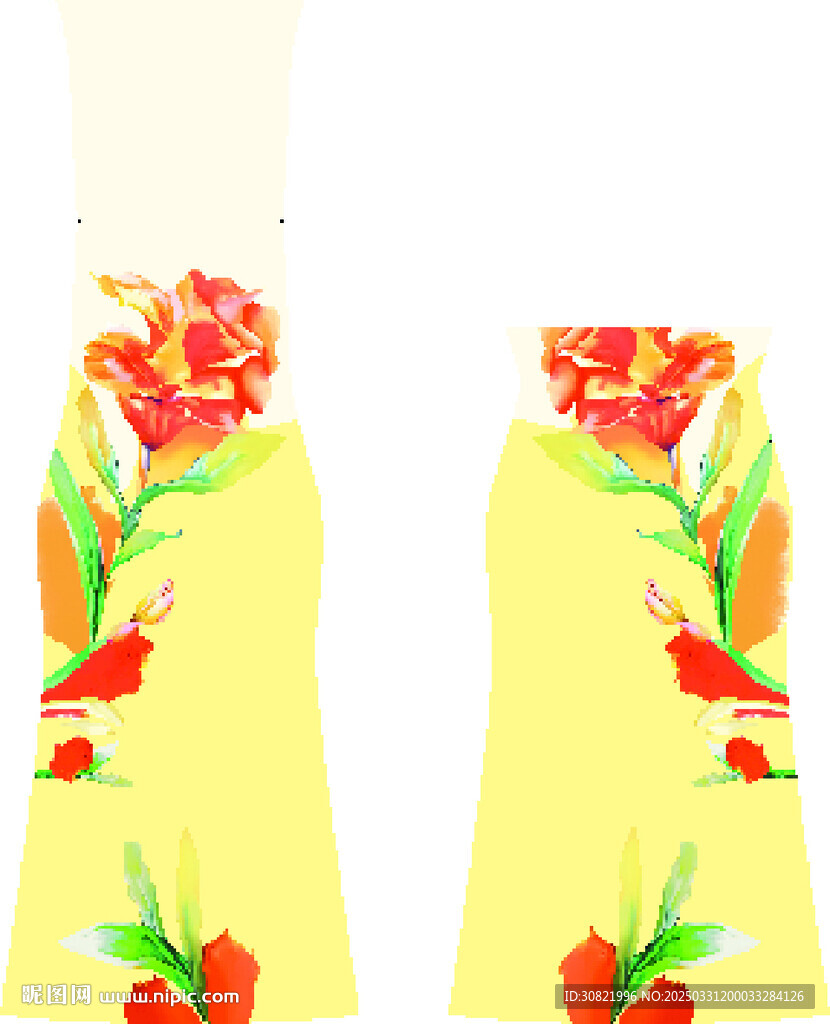 手绘花朵