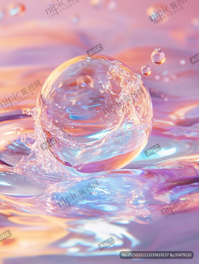 梦幻水滴球的绚丽瞬间