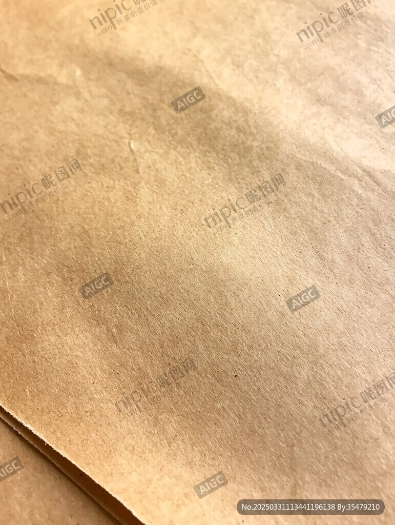 复古质感牛皮纸纹理特写