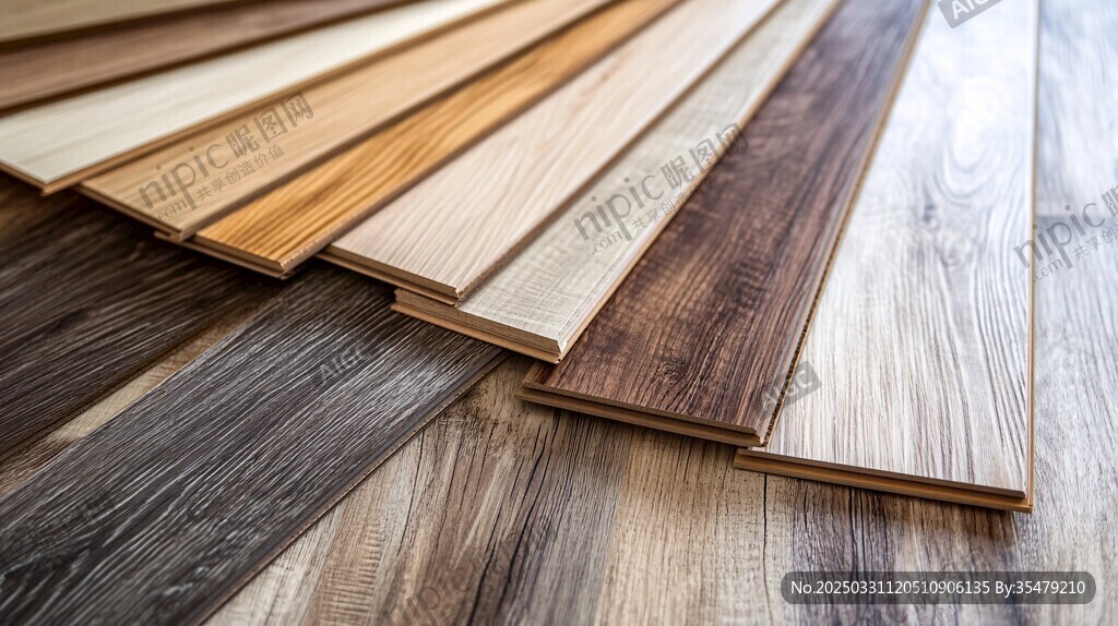 多样木纹地板展示