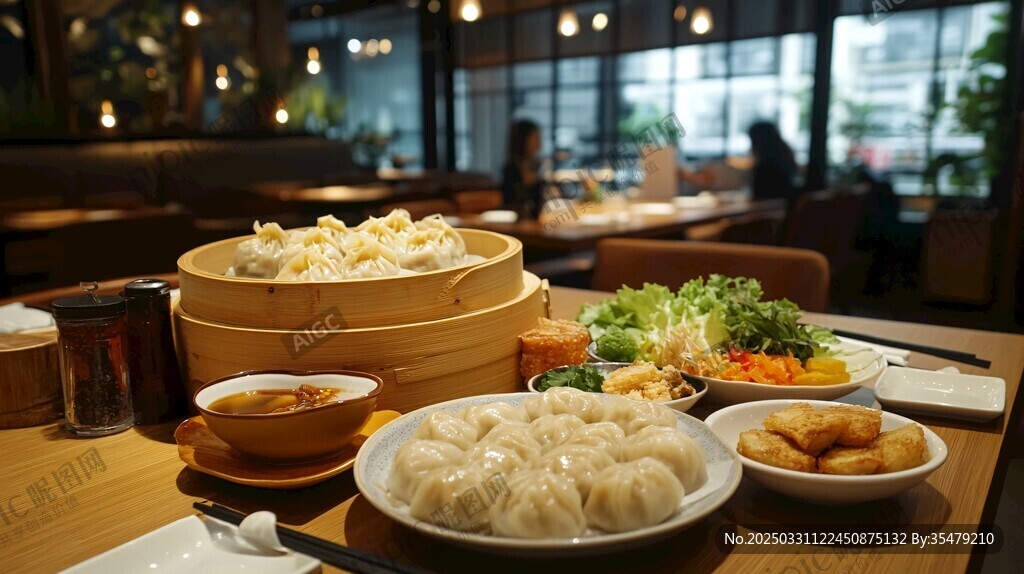 中式点心齐聚一桌美食