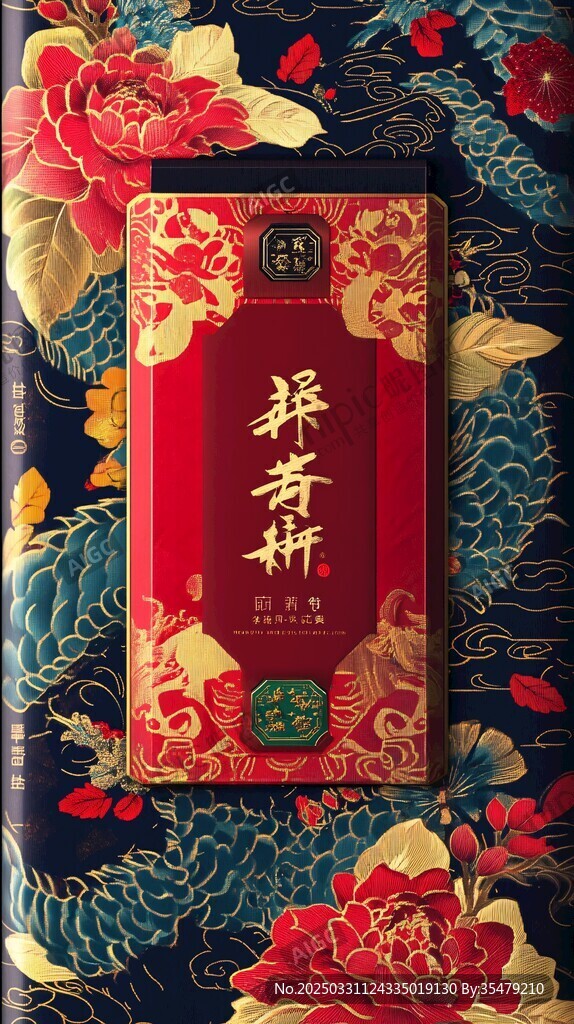 中式古风手机壳 祥瑞图案